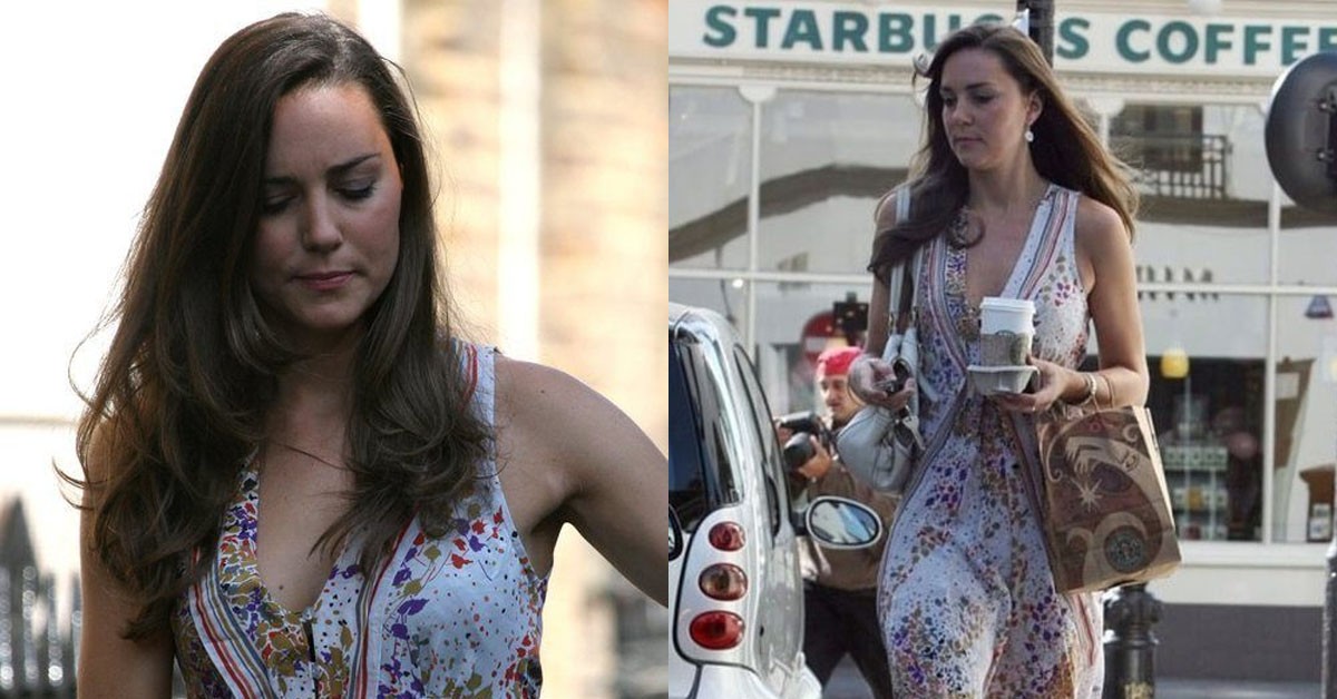 Princess Catherine was spotted drinking her morning coffee in casual clothes at a shop in London