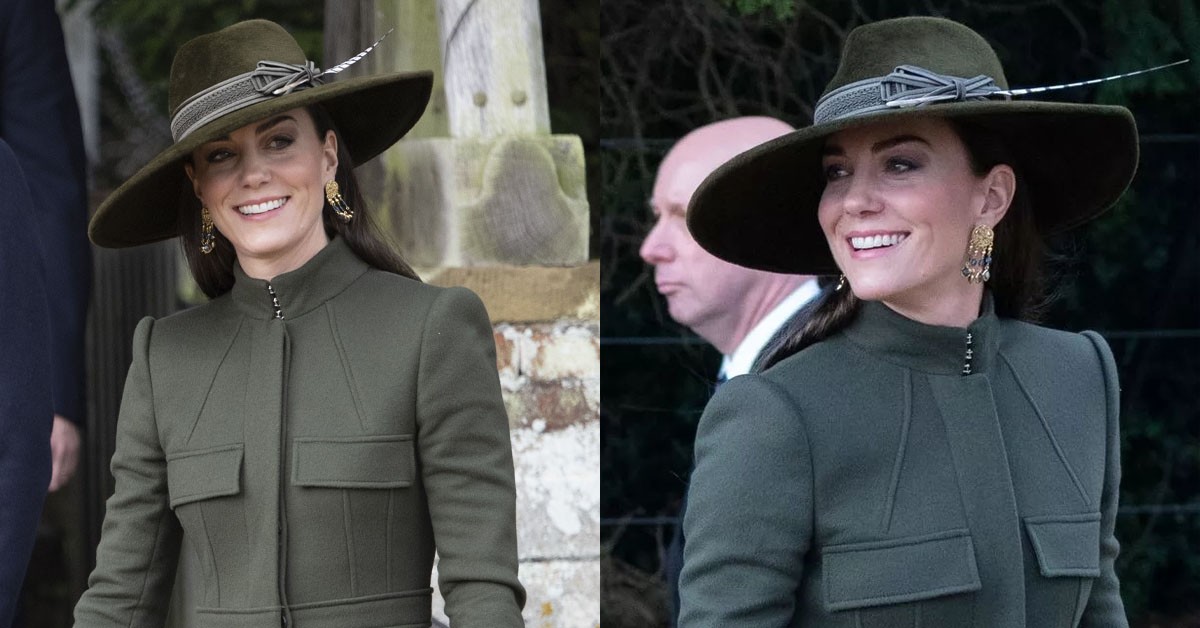 Princess Kate looked gorgeous during her trip to St Mary Magdalene Church