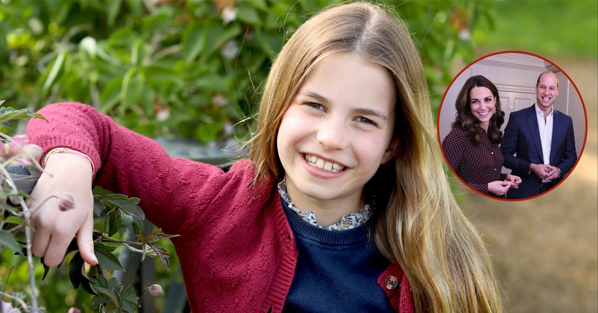 Princess Charlotte smiles in a new portrait taken by her mother Kate Middleton on her 9th birthday