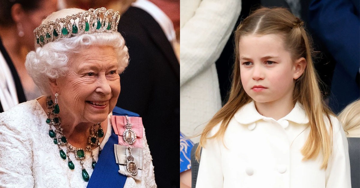 Princess Charlotte's sweet nod to Queen Elizabeth in the big day photo