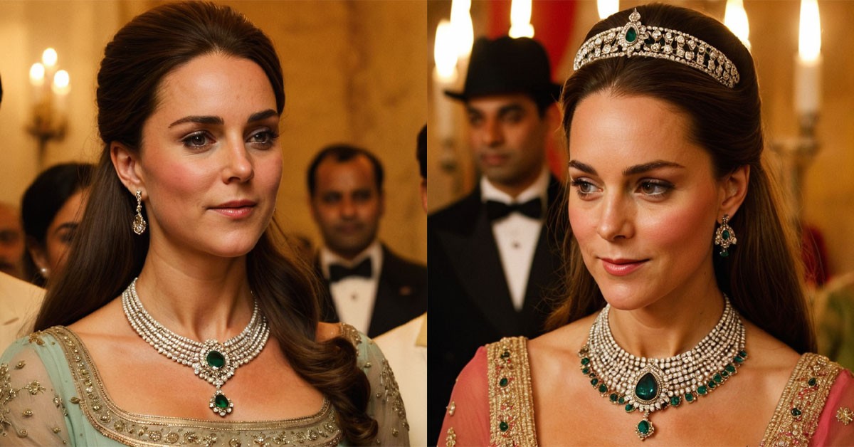 The most expensive piece of royal jewelry was unveiled by Princess Kate Middleton in the Nizam of Hyderabad necklace