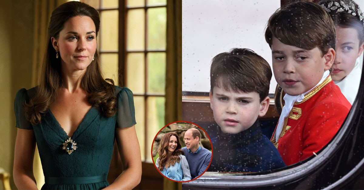 Prince George, Charlotte and Louis were worried about Princess Catherine's change in appearance