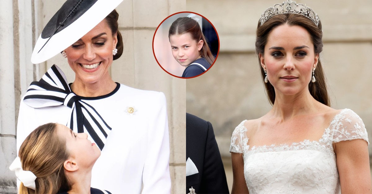FANS CRY! Princess Catherine published an intimate photo of herself gently brushing her daughter Charlotte's hair