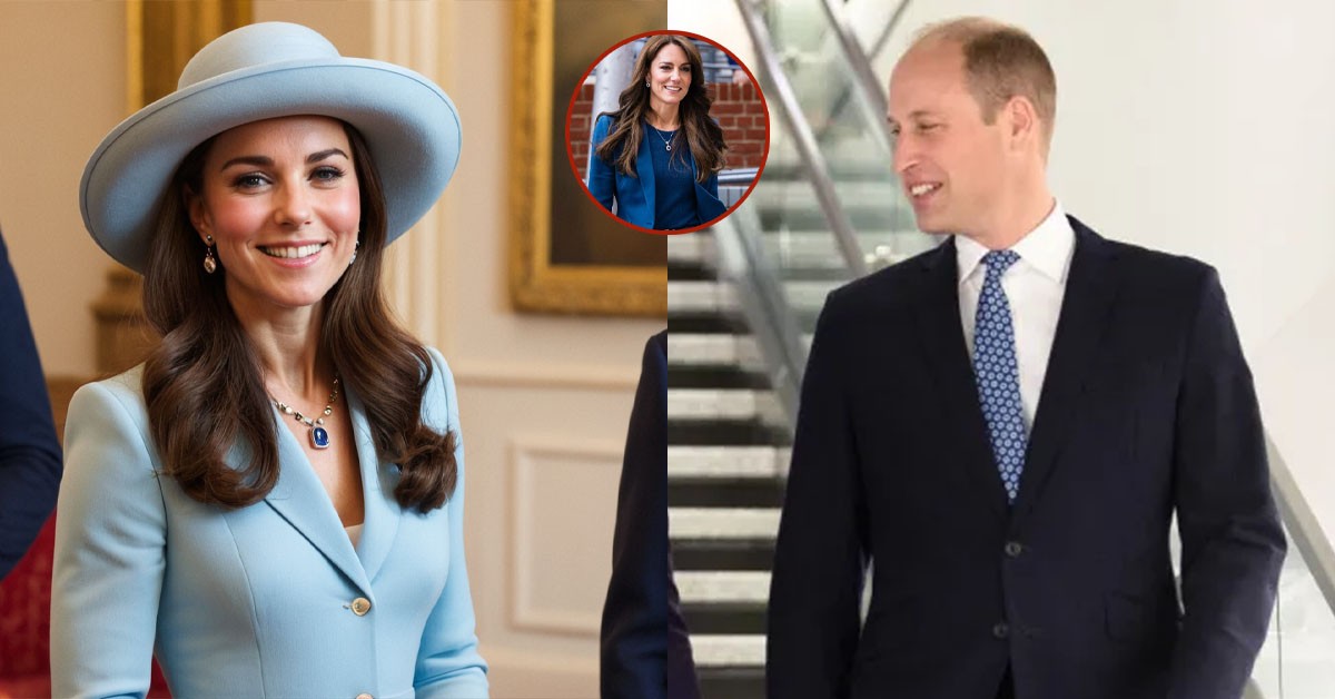 ULTIMATE COMMITMENT! Princess Catherine looked elegant wearing a blue outfit with sapphire bracelets and earrings at the event