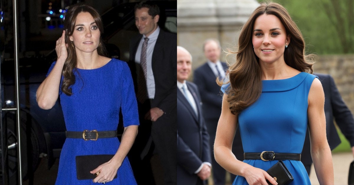 WOW! Princess Catherine shines in the most anticipated cobalt blue dress for the first party of the year (Radio)