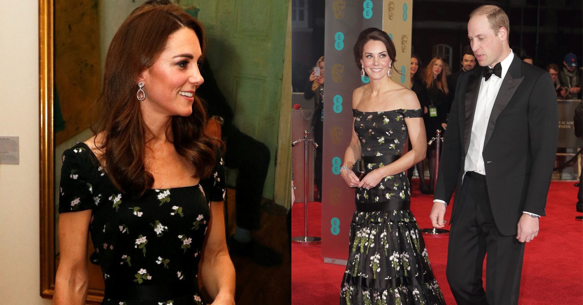 SIX MINUTES AGO! Princess Catherine attracted all eyes in an iconic black floral dress for the Portrait Gala in London