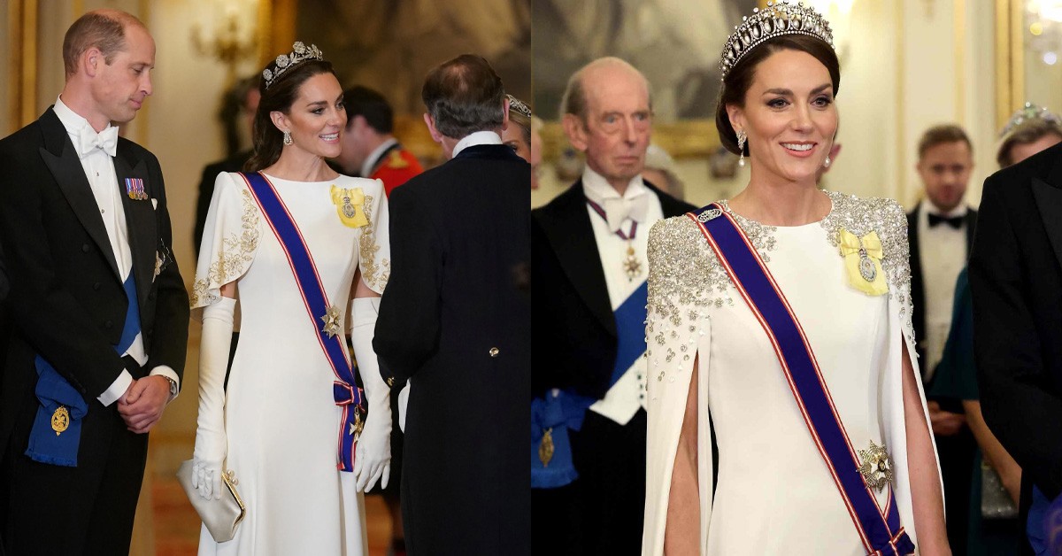 16 MINUTES AGO! Princess Catherine is so powerful in her gorgeous crown and beautiful white flower outfit that makes fans admire