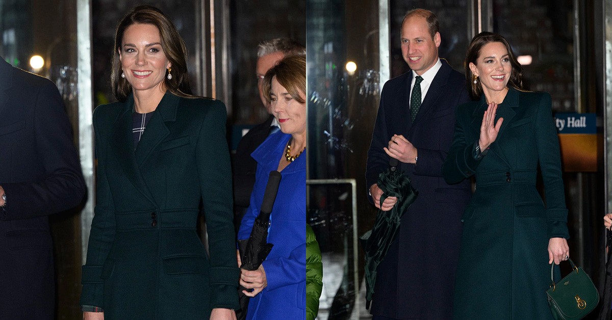 1 MINUTE AGO! Princess Catherine stood on the red carpet in a bold blue dress at the awards event, driving fans crazy