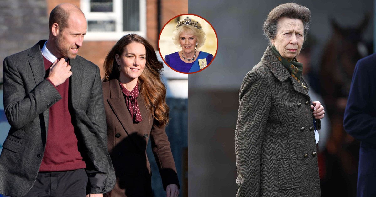 THE PALACE IN CHAOS! Camilla's sudden plot to disinherit Princess Catherine and William angers Princess Anne