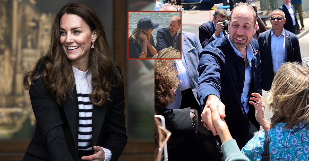 OH MY GOD! Prince William enjoys a beach date with the supermodel before returning to his wife Catherine