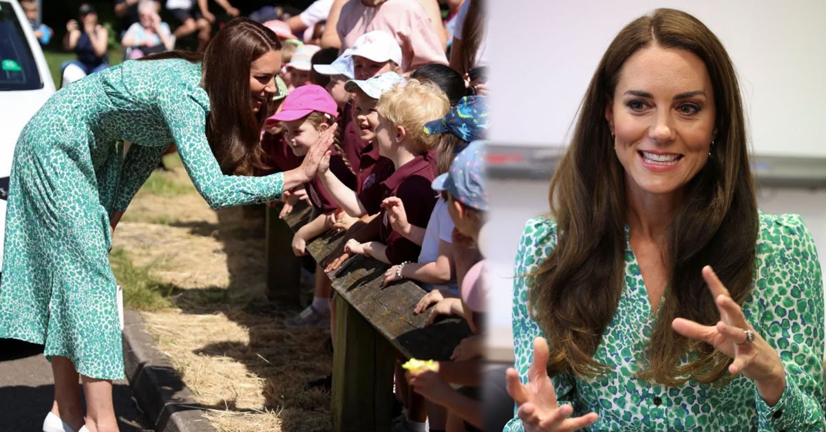 Princess Catherine looks beautiful in a green glam outfit as she gracefully returns to royal duties with William