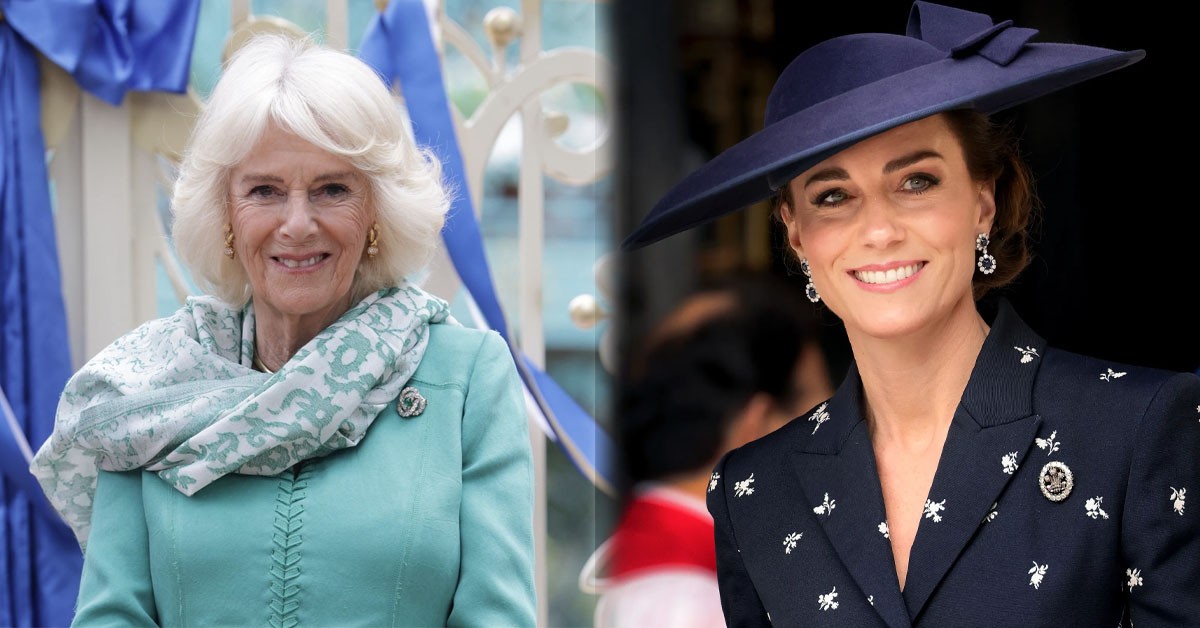 History behind Celtic button brooch of Queen Mary, Elizabeth II and Camilla!