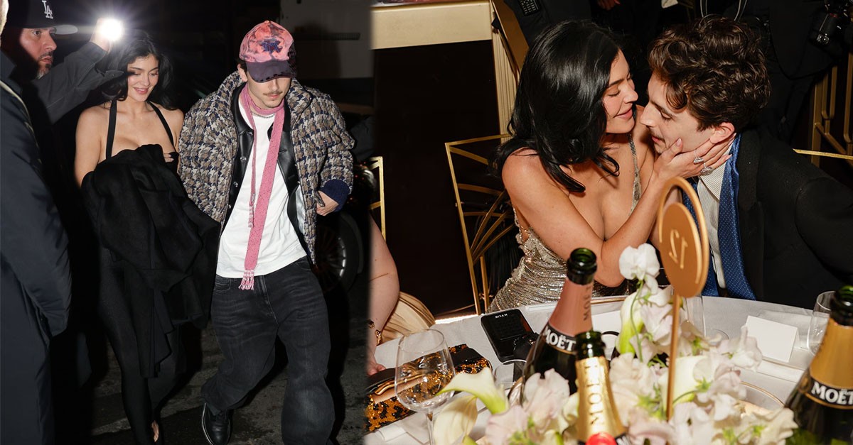 Spotted Kylie Jenner and Timothée Chalamet holding hands on a romantic date night in Paris